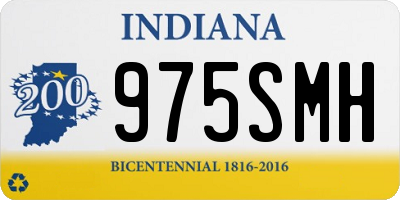 IN license plate 975SMH