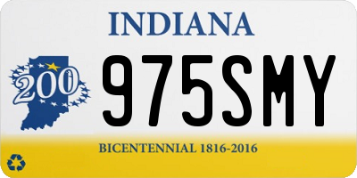 IN license plate 975SMY