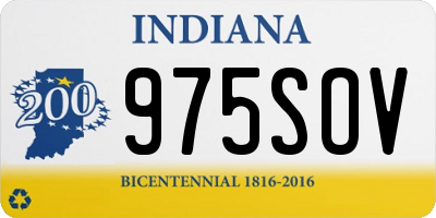 IN license plate 975SOV