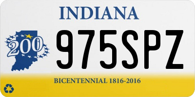 IN license plate 975SPZ