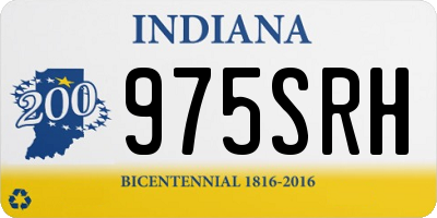 IN license plate 975SRH