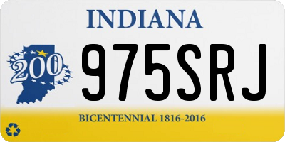 IN license plate 975SRJ