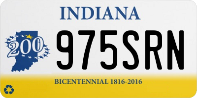 IN license plate 975SRN