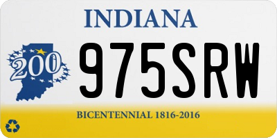 IN license plate 975SRW
