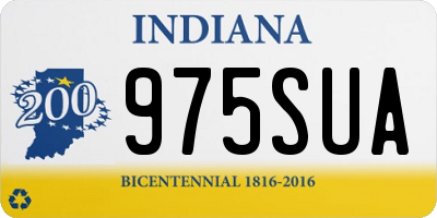 IN license plate 975SUA