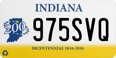 IN license plate 975SVQ