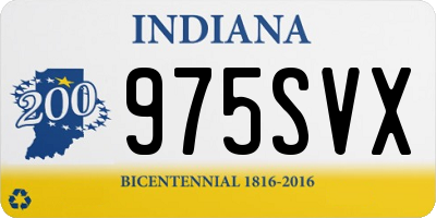 IN license plate 975SVX