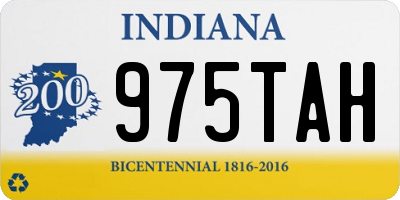 IN license plate 975TAH