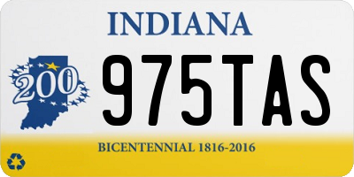 IN license plate 975TAS