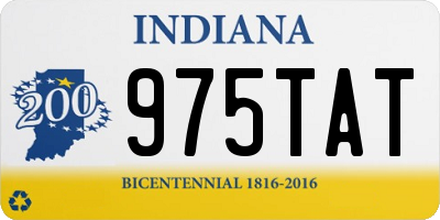 IN license plate 975TAT