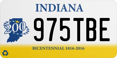 IN license plate 975TBE