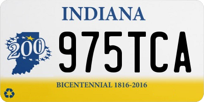 IN license plate 975TCA