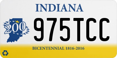 IN license plate 975TCC