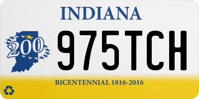 IN license plate 975TCH