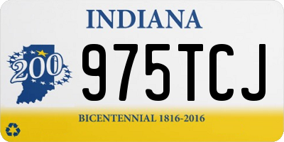 IN license plate 975TCJ