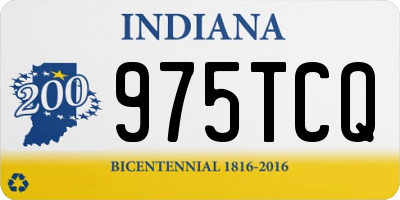 IN license plate 975TCQ