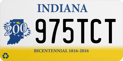 IN license plate 975TCT