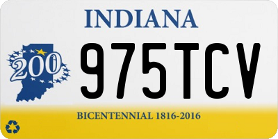 IN license plate 975TCV