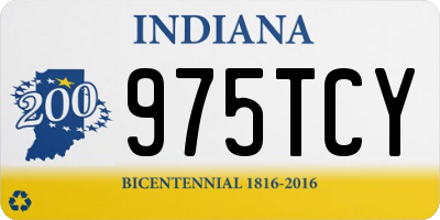 IN license plate 975TCY