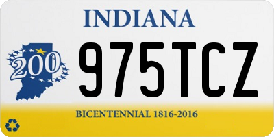 IN license plate 975TCZ