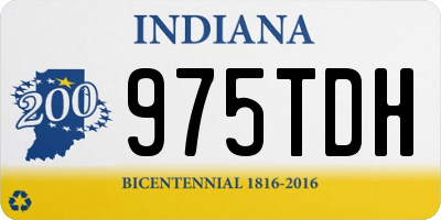 IN license plate 975TDH