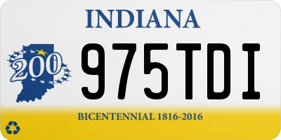 IN license plate 975TDI