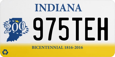 IN license plate 975TEH