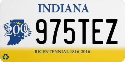 IN license plate 975TEZ