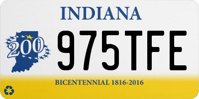 IN license plate 975TFE