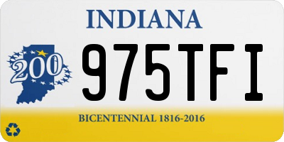 IN license plate 975TFI