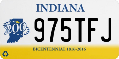 IN license plate 975TFJ