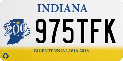 IN license plate 975TFK