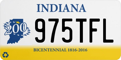 IN license plate 975TFL