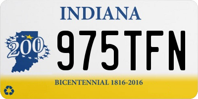 IN license plate 975TFN