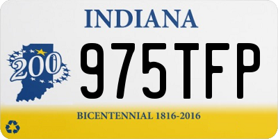 IN license plate 975TFP