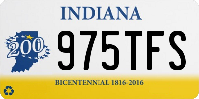 IN license plate 975TFS