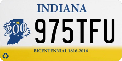 IN license plate 975TFU