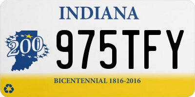 IN license plate 975TFY