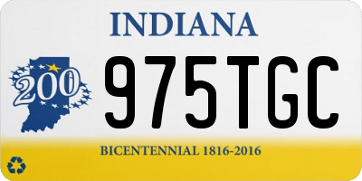IN license plate 975TGC