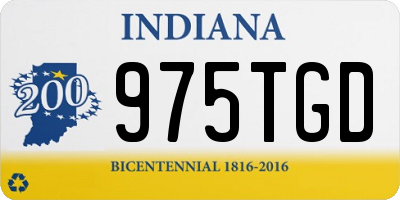IN license plate 975TGD