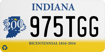 IN license plate 975TGG