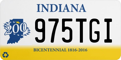 IN license plate 975TGI