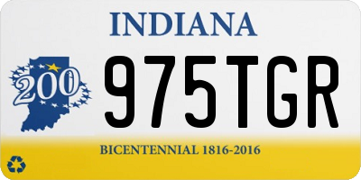 IN license plate 975TGR