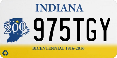 IN license plate 975TGY