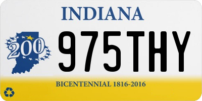 IN license plate 975THY