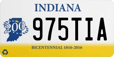 IN license plate 975TIA
