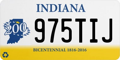 IN license plate 975TIJ