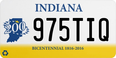 IN license plate 975TIQ