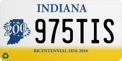 IN license plate 975TIS
