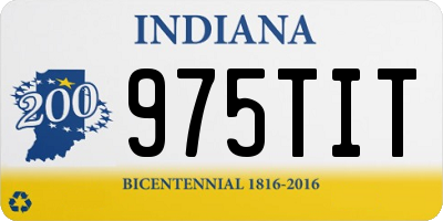 IN license plate 975TIT